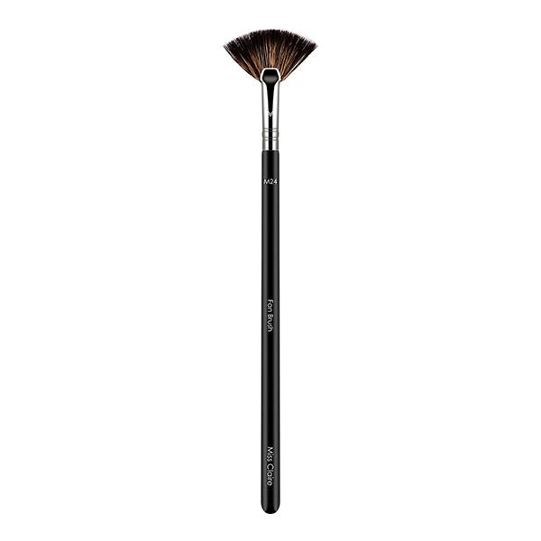 Miss Claire M24 - Fan Brush (Chrome) 1's - Face Brush