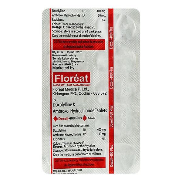 DOXOLL PLUS 400 Tablet 10's - Asthma/COPD-Ast