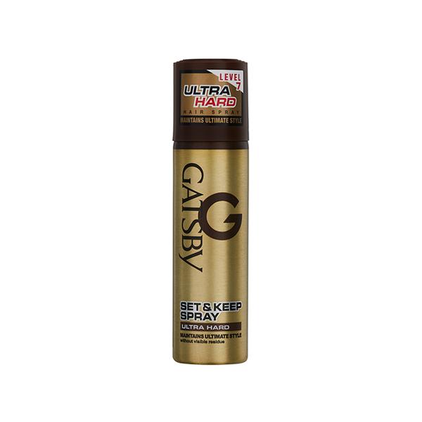 Netmeds | Gatsby Level 7 Ultra Hard Set & Keep Hair Spray 66 ml