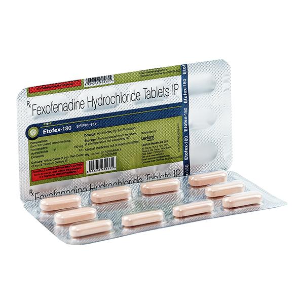 ETOFEX 180 Tablet 10's - Allergies-Ant