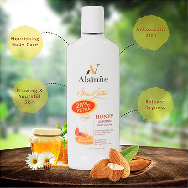 Alainne Skin Satin Honey Almond Body Lotion 120 ml - Creams/Oils/Lotions