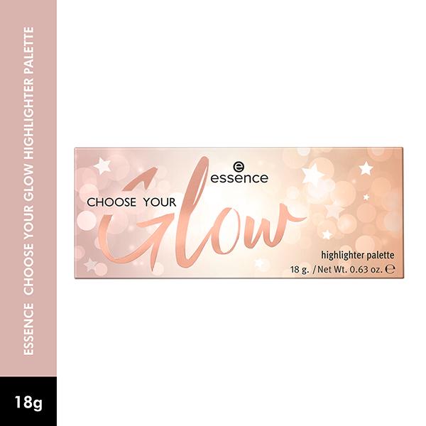 Essence choose your glow highlighter palette 18 gm