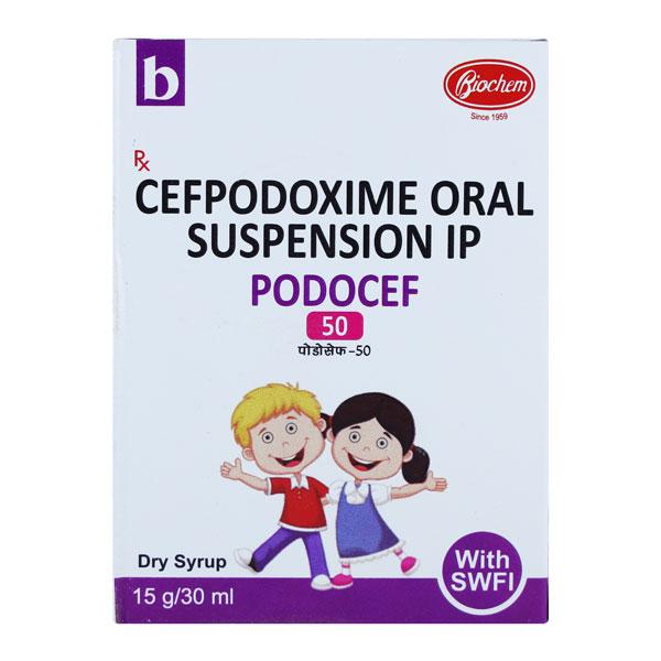 Netmeds | PODOCEF 50 Dry Syrup 30ml