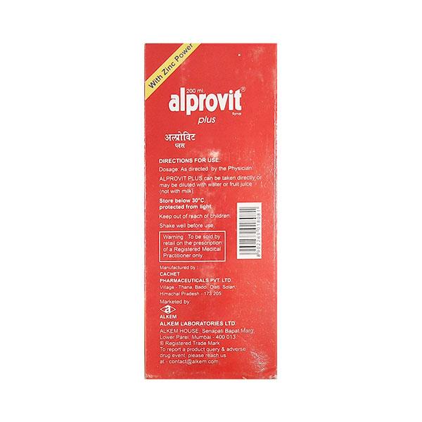 Alprovit Plus Syrup 200ml - Supplements-Vam