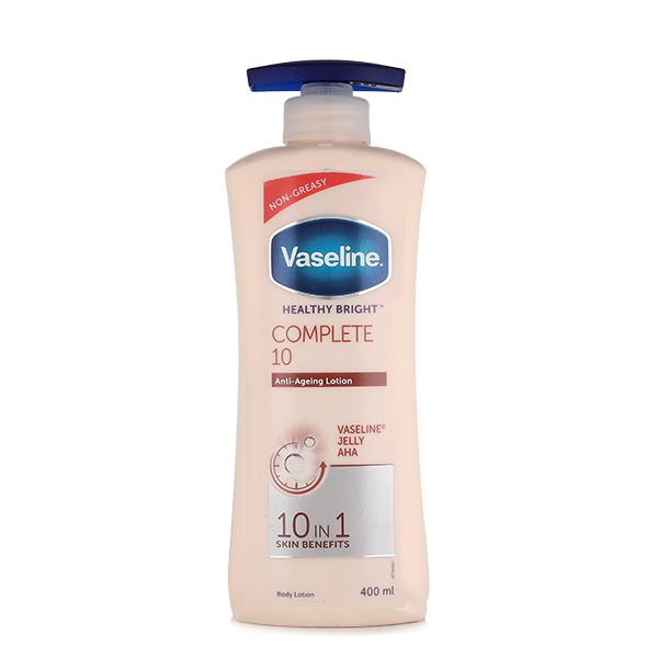 Netmeds | Vaseline Healthy Bright Complete 10 Anti-Ageing Body Lotion 400 ml