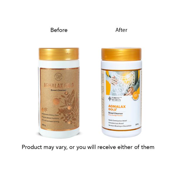 Forest Secrets Agmalax Gold Powder Fizzy Orange Flavour 200 g - Digestive Care