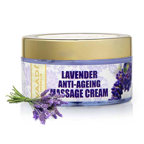 Lavender Anti-Ageing Massage Cream 50 gm - Creams/Oils/Lotions