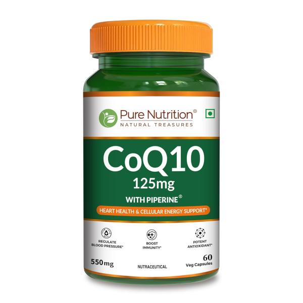 Netmeds | Pure Nutrition COQ10 125mg Capsules 60's