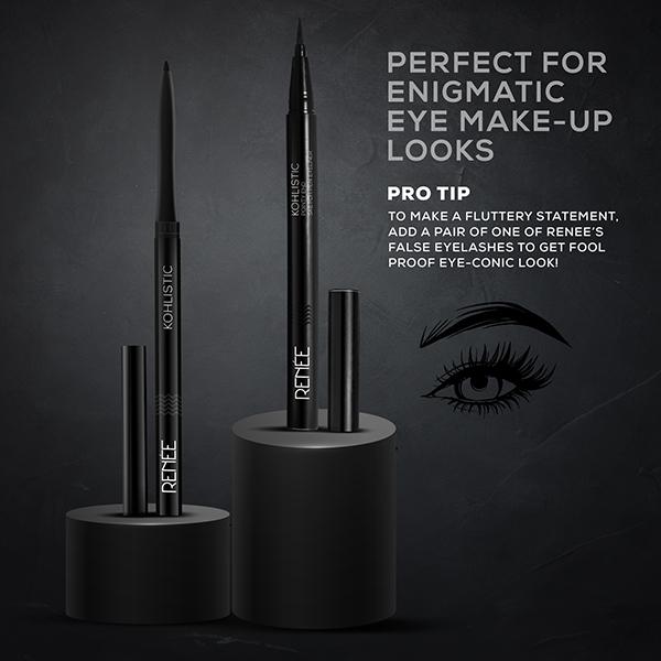 RENEE - Hard Black Combo (Pack of 2) 1.3 gm - Eyeliners