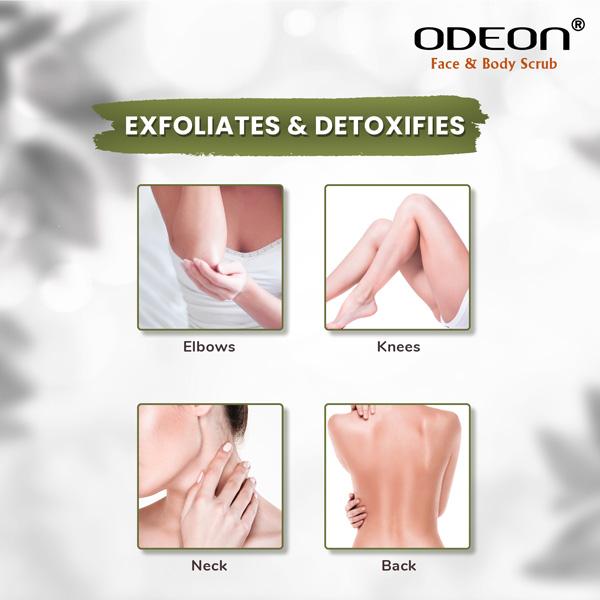 Odeon Charcoal & Tea Tree Face And Body Scrub 100 ml - Scrubs & Exfoliants