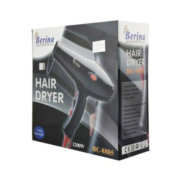 Berina Professional Hair Dryer BC-8805 (2200W) 500 gm - Hair Dryers