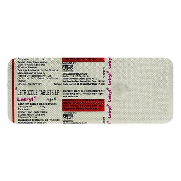 LETRYL 2.5 Tablet 5's - Cancer Oncology-Hor