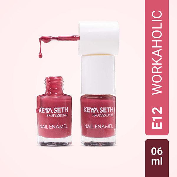 Keya Seth Aromatherapy Workaholic Long Wear Nail Enamel Enriched with Vitamin E and Argan Oil 6 ml - Nail Polish