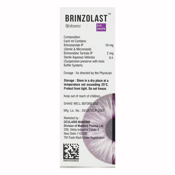 BRINZOLAST Eye Drops 5ml - Glaucoma-Ant