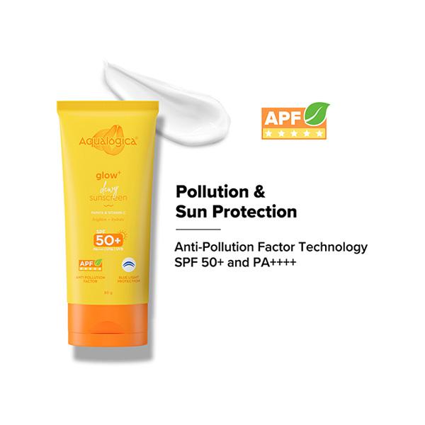 Aqualogicaglow+ Dewy Sunscreen 80 gm - Face Sunscreen