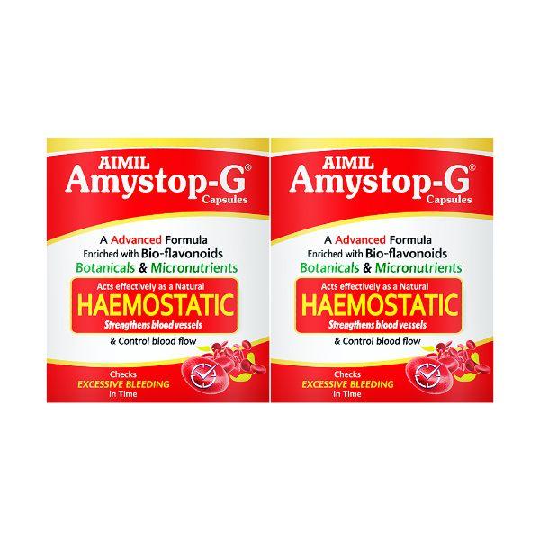 Netmeds | Aimil Amystop-G Capsule (Pack of 2 x 20's)
