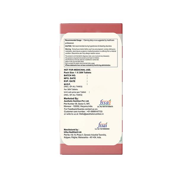 Aesthetic Nutrition Liver Detox Tablets - Detoxify And Support Liver Health 30 Tablets 1's - Multi-Vitamins