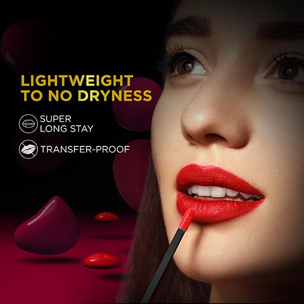 Faces Canada Comfy Matte Pro Liquid Lipstick - Spotlight Mauve 11, 5.5 ml 10HR Stay No Dryness - Liquid Lipsticks