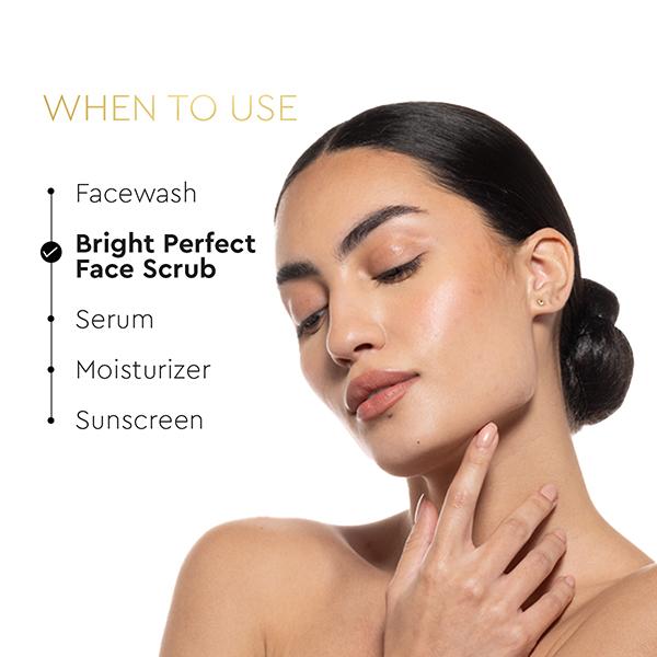 VLCC Clinic Bright Perfect Face Scrub 100 gm - Scrubs & Exfoliants