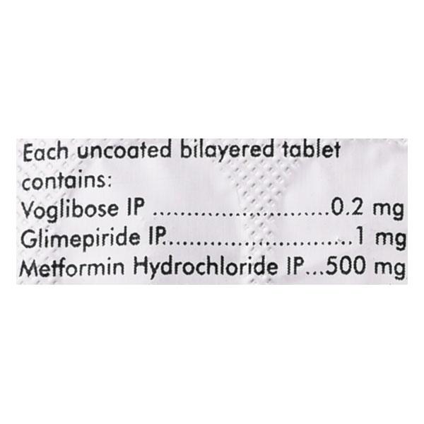 Voglinorm GM 1mg Tablet 15'S - Diabetes-Ant