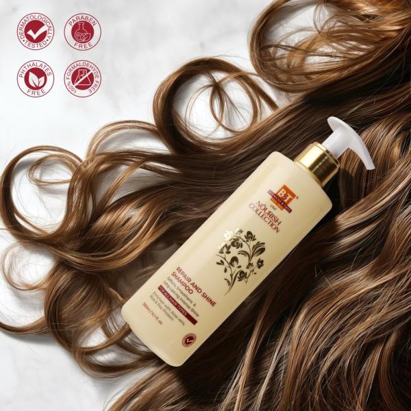 Dr.Willmar Schwabe B&T Nourish Collection Repair & Shine Shampoo For All Skin Type 300 ml - Personal Care (Ayush)