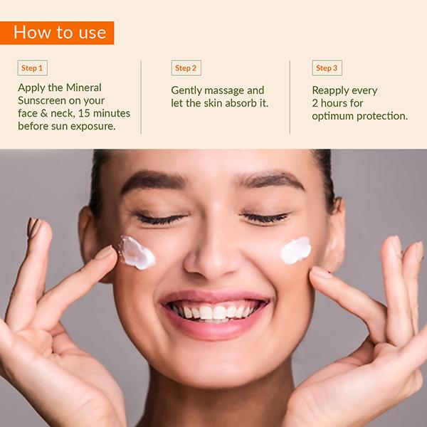 Lotus Botanicals Carrot & Niacinamide Glow and De-Tan Mineral Sunscreen, SPF 50+, PA++++ 50 gm - Body Sunscreen
