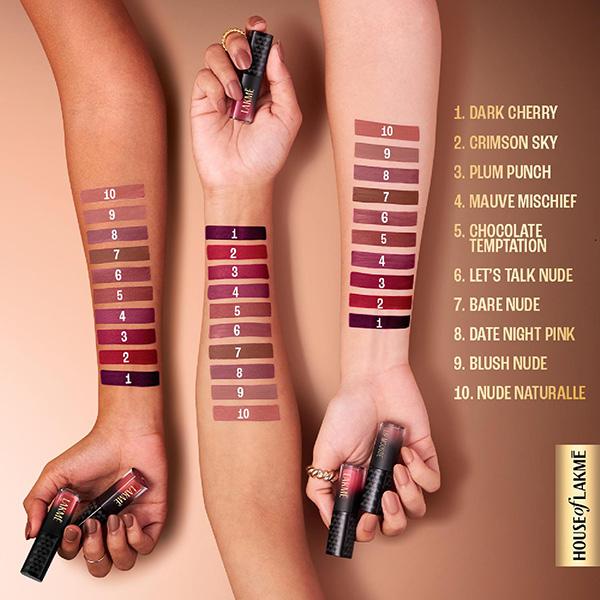 Lakme Xtraordin-airy Lip Mousse Mini - Crimson Sky 1.8 g - Liquid Lipsticks
