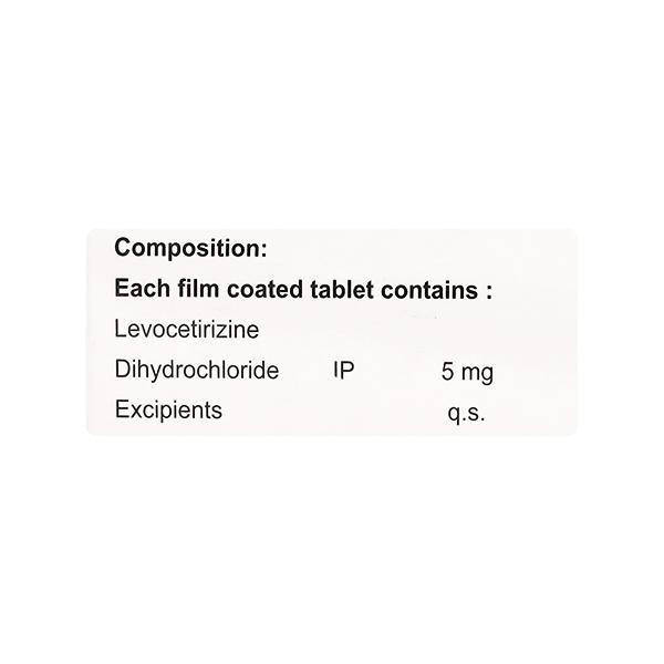 Lecet 5mg Tablet 10'S - Allergies-Ant