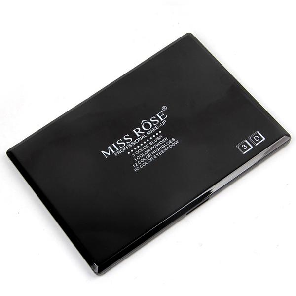 Miss Rose All in one Make - Up Kit with 60 Eyeshadows 12 Lipsticks3 Blushers and 3 Compacts 7001 - 015Y 20 gm - Compact Powder