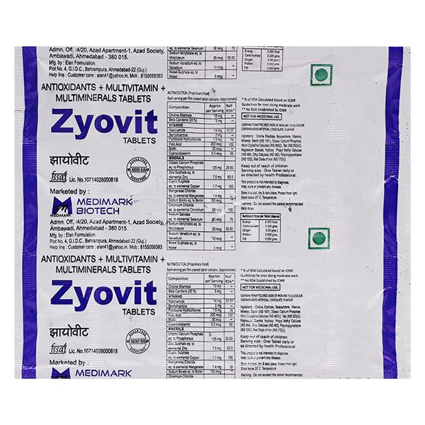 ZYOVIT Tablet 15's - Supplements-Vam