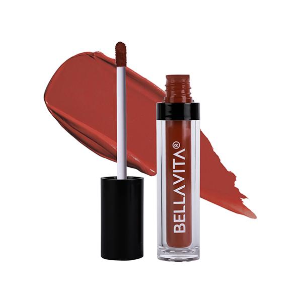Netmeds | Bellavita Kiss-Proof Liquid Lipstick Dreamy Nude 4.5 ml