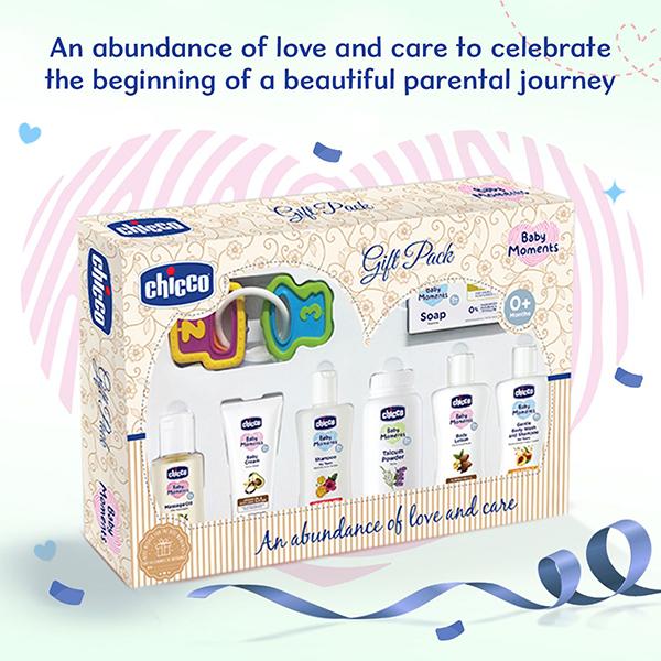 Chicco Baby Moments Baby Delight Set Beige 100 gm - Creams, Lotions & Oils