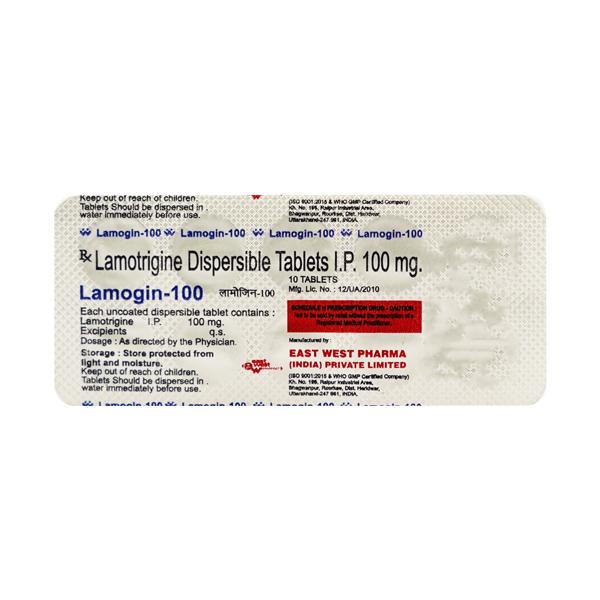 Lamogin 100mg Tablet 10'S
