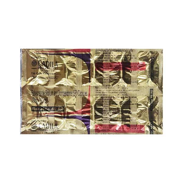 RABELOC RD 40 Capsule 10's - Ulcer/Reflux/Flatulence-Aaa