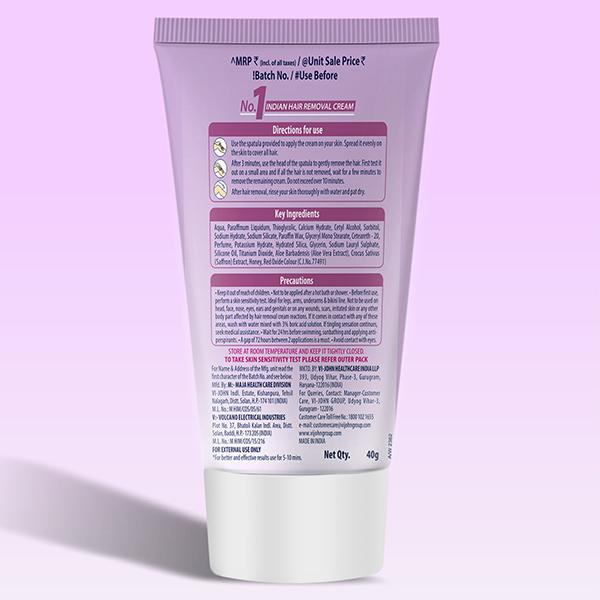 VI-John Women Feather Touch Honey and Saffron Hair Removal Cream -(each Pack Of 10) 40gm each 6's - Women Perfumes (Edt/Edp)