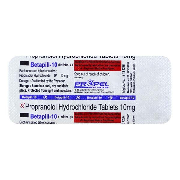BETAPILL 10 Tablet 10's - Hypertension-Bet