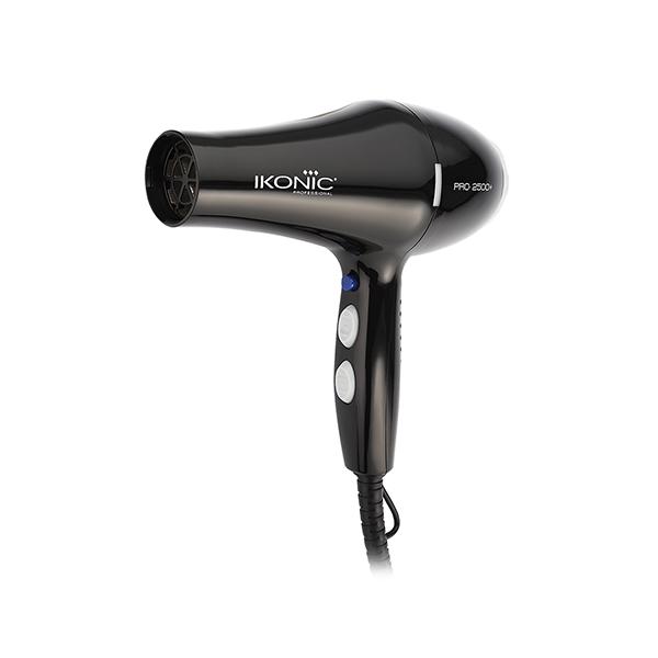Ikonic Professional HD Pro 2500+ Hair Dryer (Black) - Hair Dryers