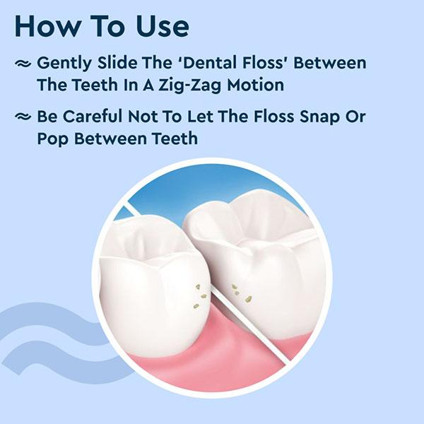 Gubb Dental Care Combo 2 In 1 Toothpick 50S and Dental Floss Mint 50M 80 gm - Floss & Tongue Cleaners