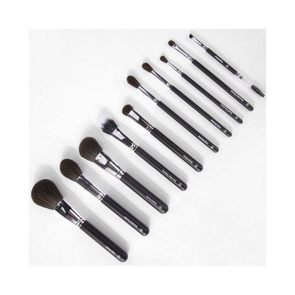 bh cosmetics Ultimate Essentials 10 Piece Face and Eye Brush Set with Bag 1's - Lens Solution & Accessories