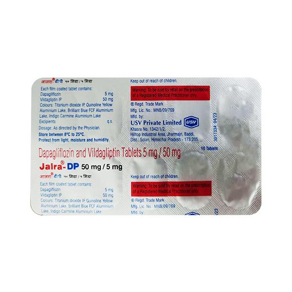 JALRA DP 50/5mg Tablet 10's - Diabetes-Ant