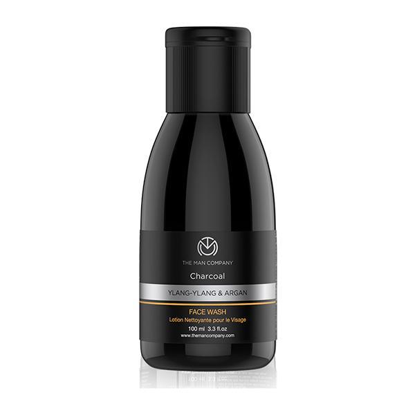 The Man Company Charcoal Face Wash - Ylang-Ylang & Argan 100 ml - Face Wash & Cleansers