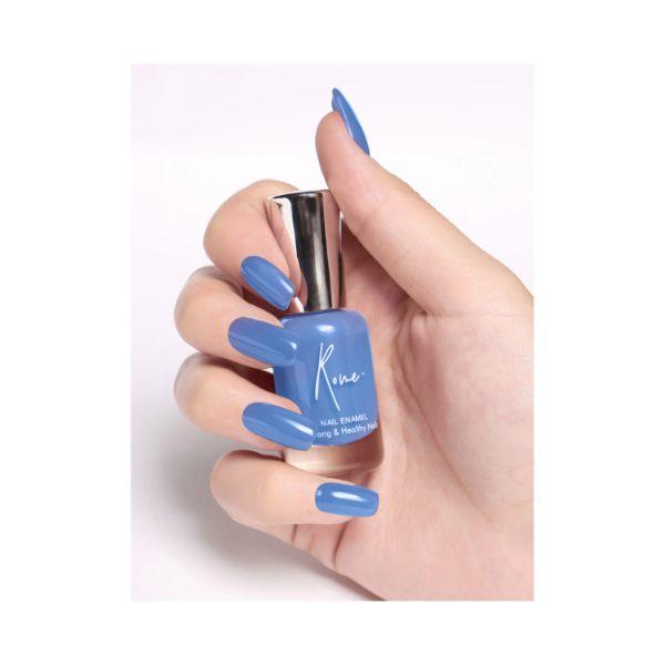 Rome Steel Blue Strong & Healthy Nail Enamel 8 ml - Nail Polish