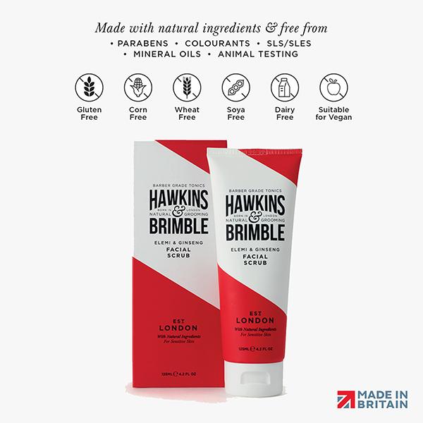 Hawkins & Brimble Pre-shave-Facial Scrub 125 ml - Scrubs & Exfoliants