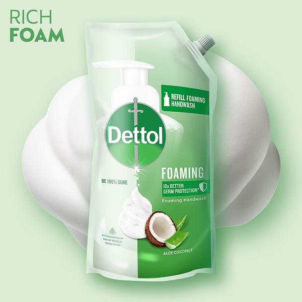 Dettol Foaming Handwash - Aloe Coconut (Refill) 700 ml - Hand Sanitizer
