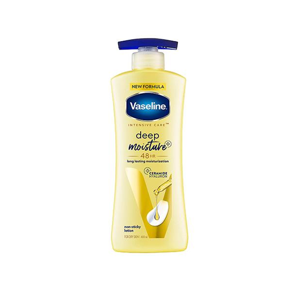 Vaseline Deep Moisture Body Lotion for Cushion Soft Skin With Ceramides Hyaluron 400 ml - Lotions & Creams