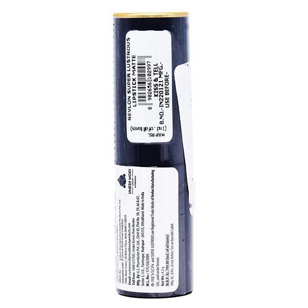 Revlon Super Lustrous - The Luscious Matte Lipstick - Kiss & Tell 4.2 gm - Lipsticks