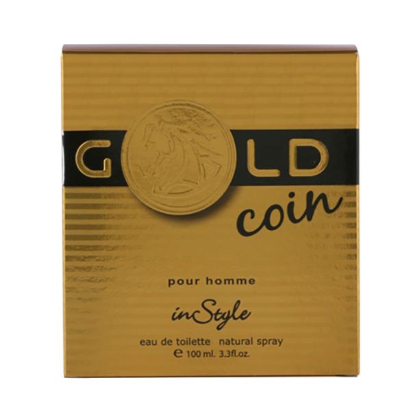 INSTYLE Gold Coin Eau de Toilette (For Men) 100 ml - Men Perfumes (Edt/Edp)