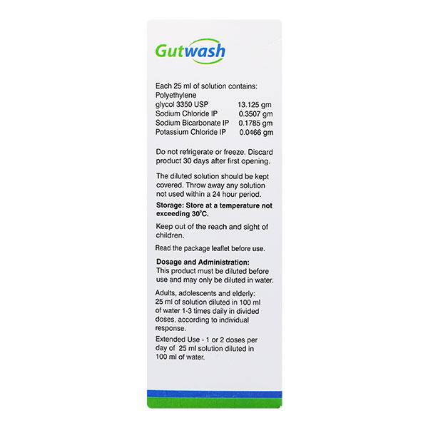 GUTWASH Oral Solution 200ml - Constipation-Lax