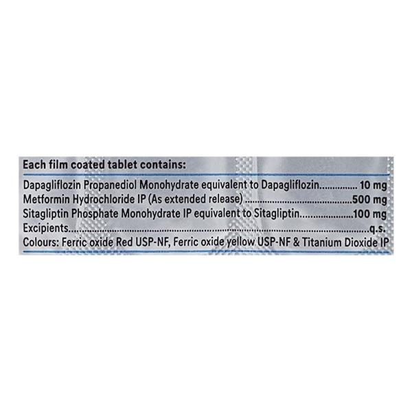 DAPLO SM 500 Tablet 10's - Diabetes-Ant