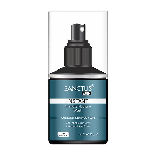 Sanctus Instant Intimate Hygiene Wash for Men 75 gm - Intimate Care